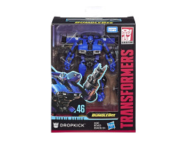 Transformers Toys Studio Series 46 Deluxe Class Bumblebee Movie Dropkick Action Figure - Ages 8 and Up, 4.5-inch